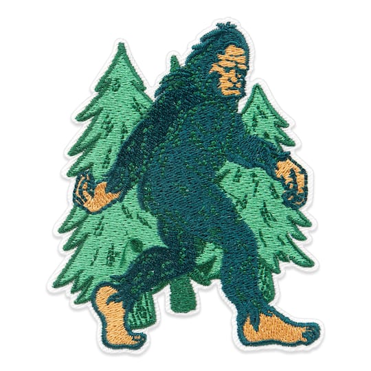 Sasquatch Embroidered Iron-On & Adhesive Patch by Make Market®